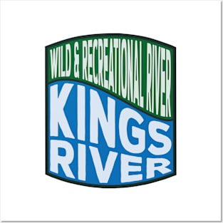 Kings River Wild and Recreational River Wave Posters and Art